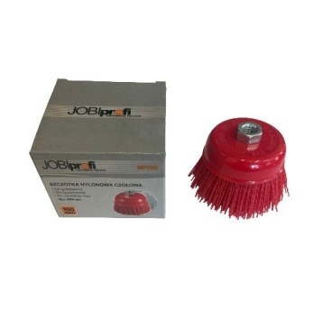 SZCZOTKA CZOŁOWA JOBIPROFI, M14, 125MM, NYLONOWA