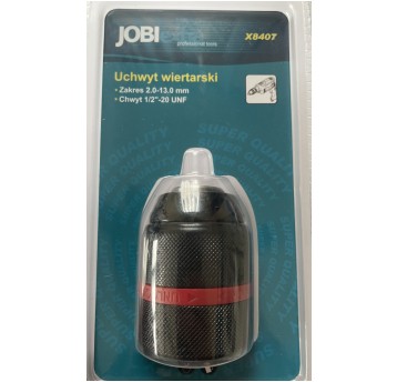 UCHWYT 1/2" SAMOZACISKOWY PROFI, 2-13MM JOBIEXTRA