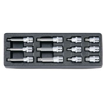 WKŁAD - ZESTAW NASADEK 1/2" Z BITEM SPLINE HONITON