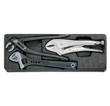 WKŁAD - ZESTAW SZCZYPCE+KLUCZ SZWED 3EL. HONITON