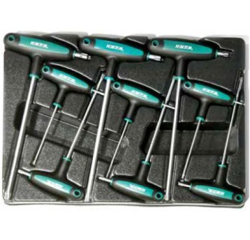 WKŁAD - ZESTAW WKRĘTAKÓW TORX TYP "T" HONITON 9EL.