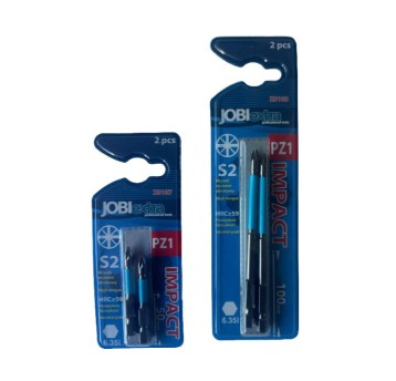 ZESTAW BITÓW IMPACT JOBIEXTRA, PZ1, 50MM, 2 EL.