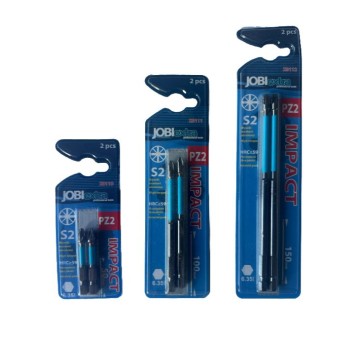 ZESTAW BITÓW IMPACT JOBIEXTRA, PZ2, 50MM, 2 EL.