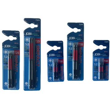 ZESTAW BITÓW IMPACT JOBIEXTRA, T25, 50MM, 2 EL.