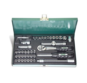 ZESTAW NARZĘDZI "HONITON" 1/4" 43 EL.