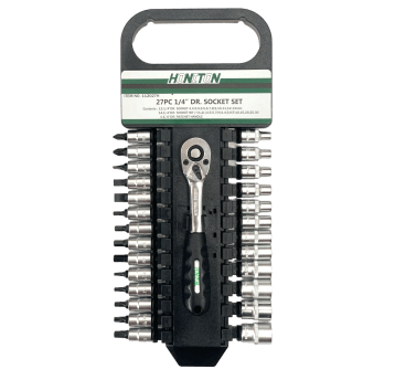 ZESTAW NASADEK "HONITON" (27) 1/4" , 4-13 MM +GR