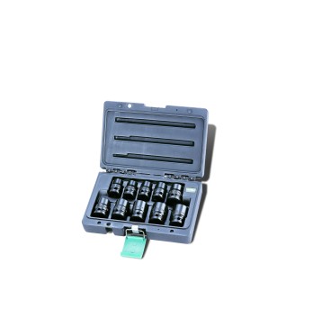 ZESTAW NASADEK UDAROWYCH 10 ELEM. 1/2" 10-24 MM